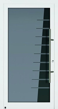Двери Hormann с остеклением TopComfort - Мотив 100 / MG 117 Саках